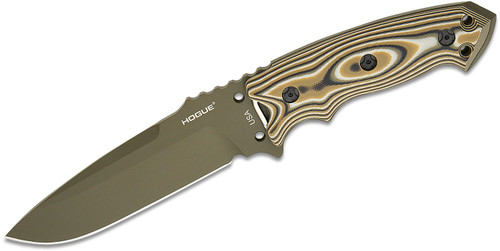Hogue EX-F01 Tactical G-Mascus 5.5in OD Green Drop Point Fixed Blade