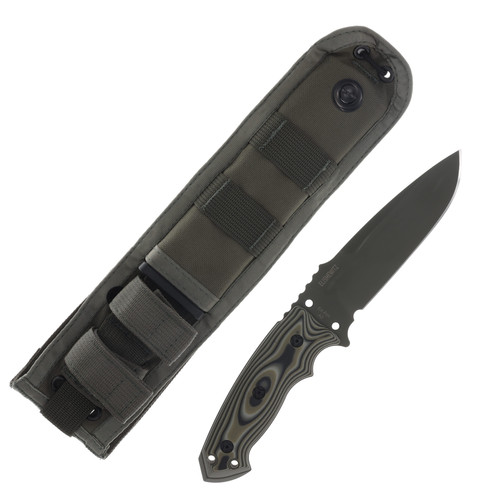 Hogue EX-F01 Tactical G-Mascus 5.5in OD Green Drop Point Fixed Blade HG35171