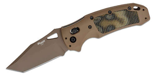 Hogue Sig K320 AXG Scorpion Folding Knife 3.5in FDE Tanto Blade