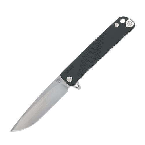 Medford M48 Olive and Standard 3.9 Inch Plain Tumbled Drop Point 1