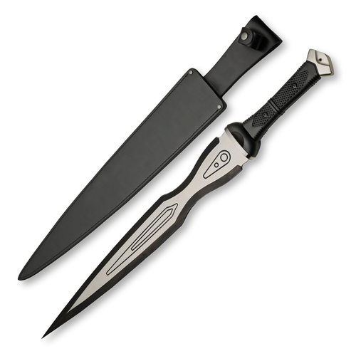 BTX Achilles Sword Black Handle 22.65in Plain Blade