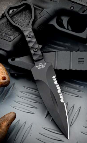 Halfbreed Blades Compact Clearance Knife Gen 2 3.94in PS Black Spear Point