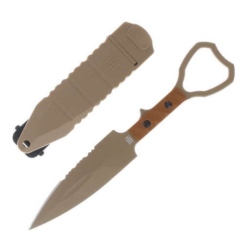 Halfbreed Blades Compact Clearance Knife Gen 2 FDE 4in PS FDE Spear Point CCK01DEG2