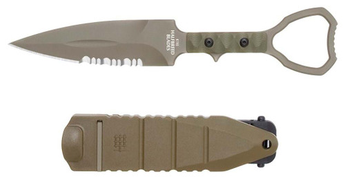 Halfbreed Compact Clearance Knife Gen 2 Ranger Green 3.94in Part Serrated