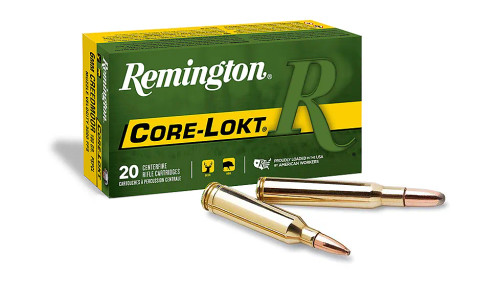 Remington Core-Lokt 300 Weatherby Magnum Ammunition 180 Grain Brass Centerfire Core-Lokt PSP