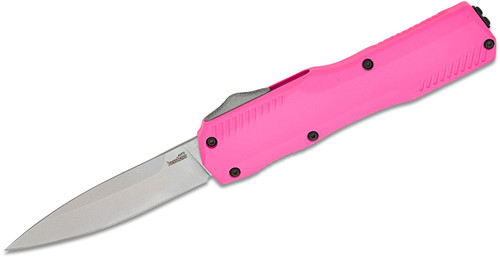 Kershaw Auto Livewire Out The Front Magnacut Blade Pink Aluminum Handle