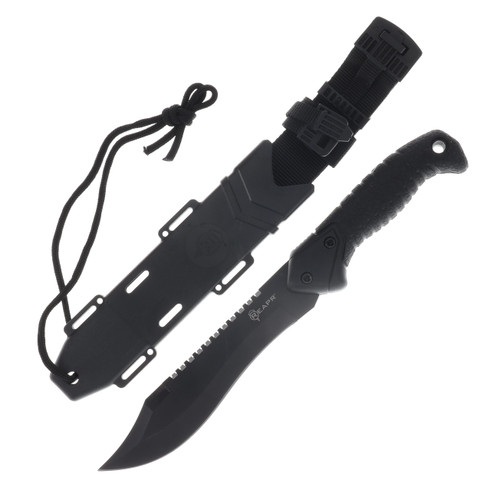 REAPR TAC Bowie Knife 7 Inch Plain Black Oxide Clip Point CTLR-012-BLK-RPR