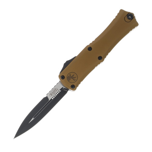Microtech Mini Hera II OTF Automatic Black S/E Tan AUMT1701M1TA