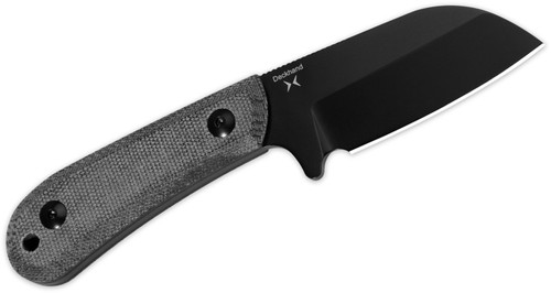 Kizer Cutlery Deckhand 2.95in Black Sheepsfoot Fixed Blade