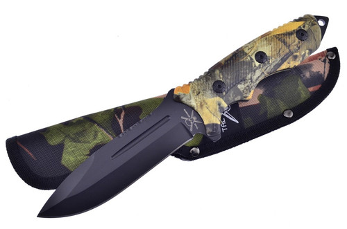 Frost Tac Xtreme Camo Composite 10.5in Bowie Fixed Blade