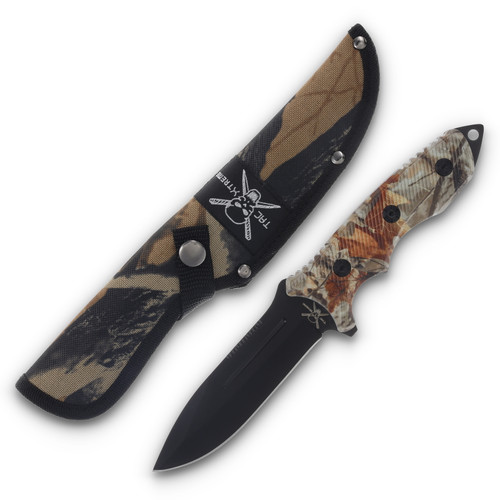 Frost Tac Xtreme Camo Composite 10.5in Bowie Fixed Blade