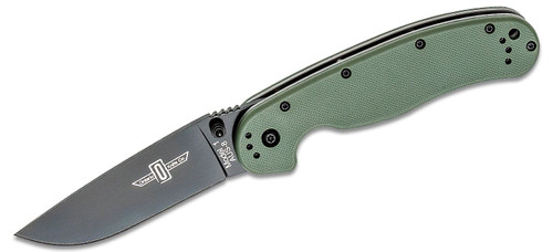 Ontario Rat I OD Green Aus-8 Black Blade