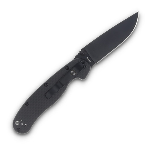 Ontario Knife Co. Rat II Carbon Fiber Black Aus-8