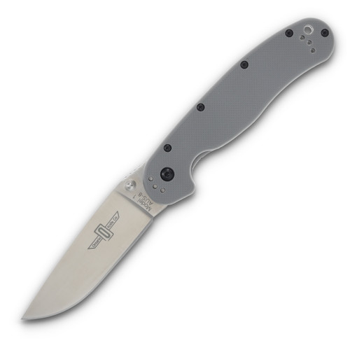 Ontario Rat I Grey Handle Aus-8 Satin