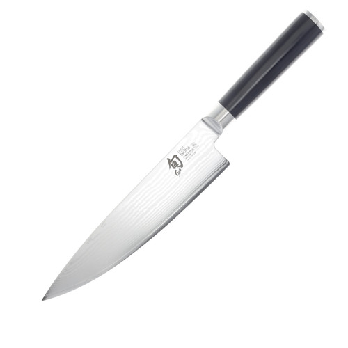 Shun Cutlery Classic Chefs Knife Ebony 8 Inch Plain Polished Chefs SDM0706