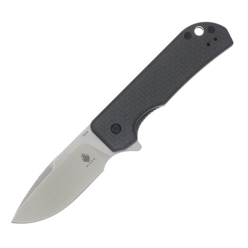 Kizer Nice Guy Carbon Fiber 2.39in Stonewashed Drop Point Blade V3011C1