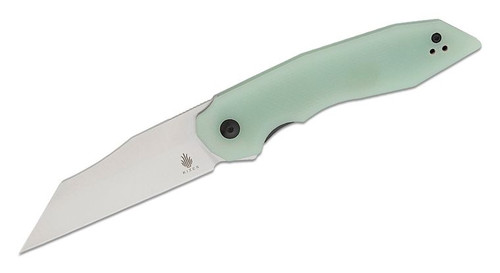 Kizer Porcupine Folding Knife Jade 3.42 Inch Plain Satin Wharncliffe