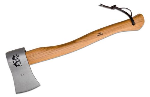 Prandi Yankee Hatchet 20" overall Satin Carbon Steel 2lb axe head American Hickory Handle