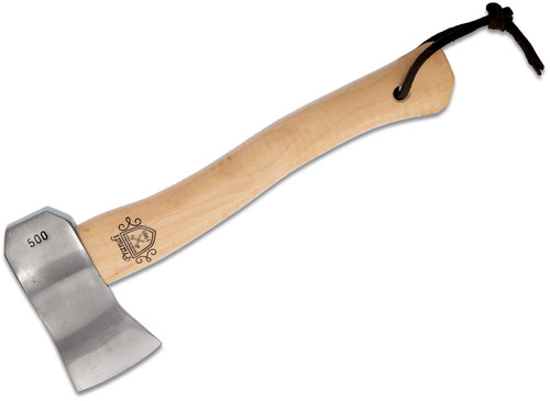 Prandi Camping Hatchet 13" overall. Carbon Steel 1.5lb axe head. American Hickory Handle.