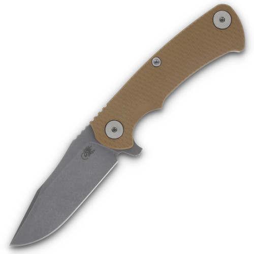 Hinderer Project X Tri-Way Coyote S45VN Working Finish Clip Point