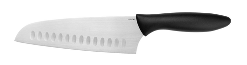 Kershaw 6.5" Black Polypropylene Handle Santoku Knife