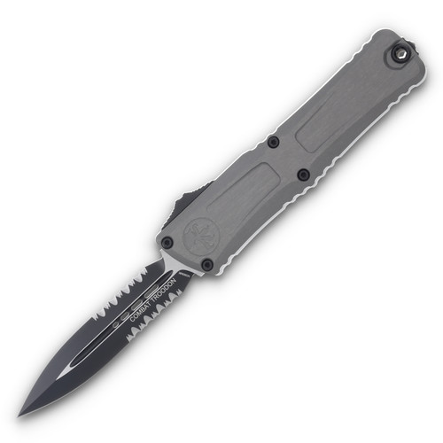 Microtech Combat Troodon® D/E Gen III Natural Clear Partial Serrated