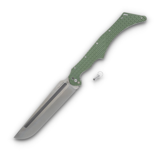 Midgards Messer Fenris FOLDING KNIFE GREEN PLAIN
