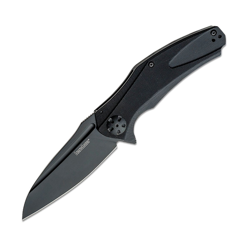 Kershaw Natrix XL Black Folding Knife 3.75in Black Oxide Drop Point