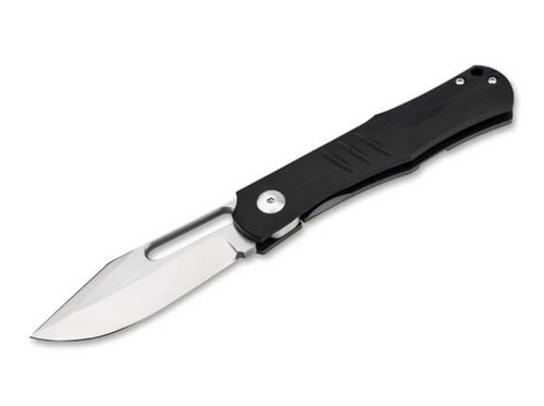 Boker Plus Sliplock Folding Knife 3.03 Inch Plain Satin Clip Point