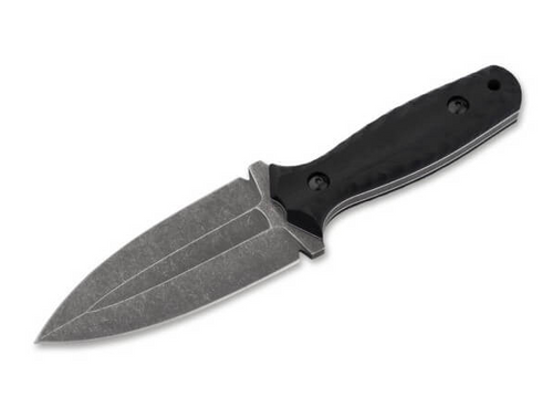 Boker Plus W1 Fixed Blade Knife 3.74 Inch Plain Uncoated Spear Point BK02BO118
