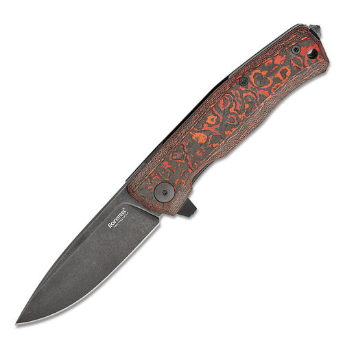 LionSteel Myto Mars Valley Folding Knife 3.27in Black Drop Point Blade