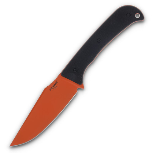 Hogue Extrak XL Black 3.9in Orange Cerakote Clip Point Fixed Blade
