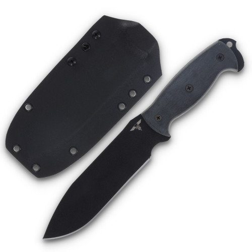 GTI51 GTI CUSTOM RD6 1095 STEEL BLACK MICARTA HANDLE