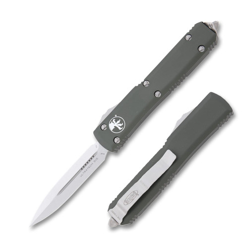 Microtech Ultratech Out-The-Front Automatic Knife (D/E Stonewash | OD Green)