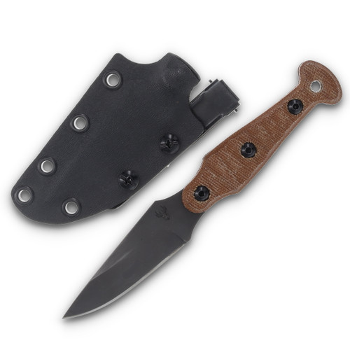 Jackalope Knives Jackalope Fixed Blade Knife Natural Stonewash