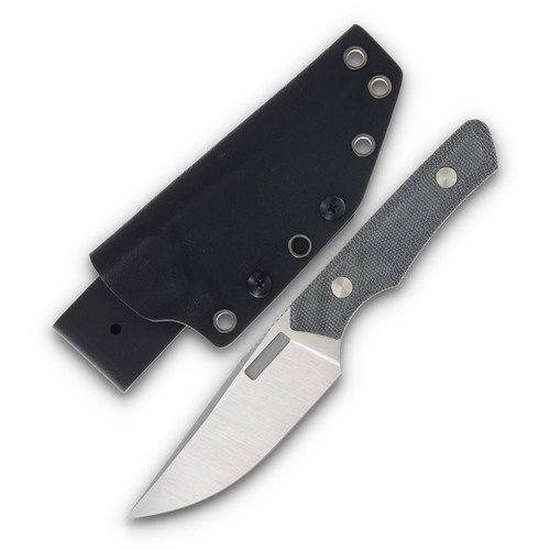 Vero Myelin Fixed Blade Knife 3.6 Inch Plain Belt Satin Drop Point