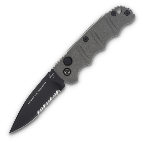 Boker Plus KALS Mini Auto Black D2 Partially Serrated