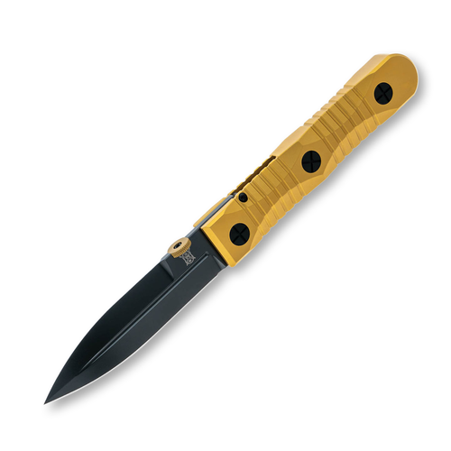 Elishewitz Les George Ek Integral Folder Dagger Brass