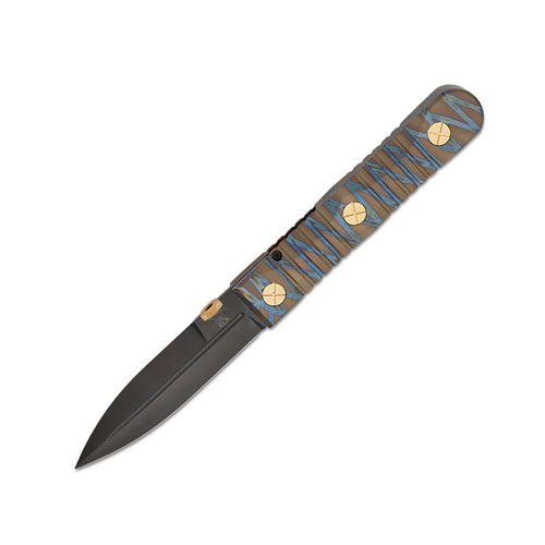 Elishewitz Les George Ek Integral Folder Dagger Tiger Stripe