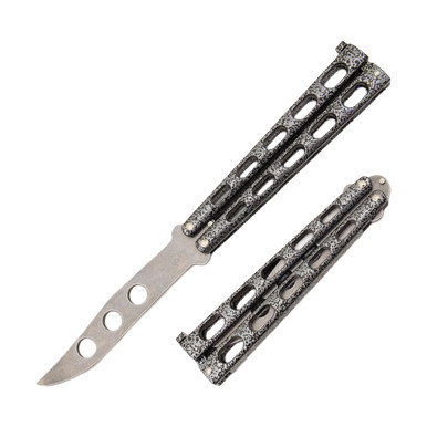 Bear & Son Balisong Trainer Silver Vein