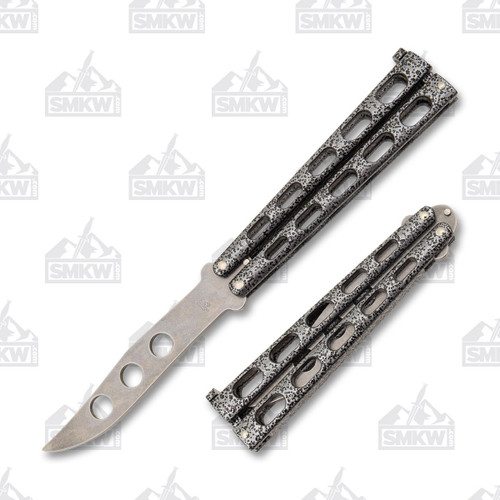 Bear & Son Balisong Trainer Silver Vein