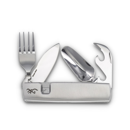 Browning Camp Hobo Knife Stainless Steel 4 tools BR0545