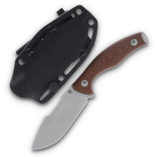 Bastards Knives Orion Sleipner Steel Brown Micarta