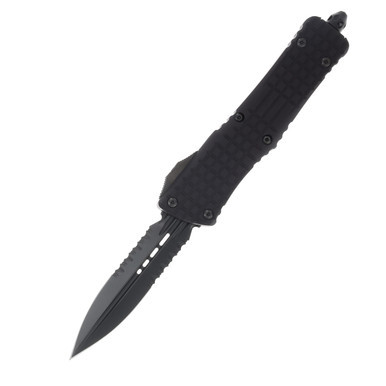 Microtech Auto OTF Combat Troodon Delta Frag Shadow Dagger DLC D/E Part Serrated