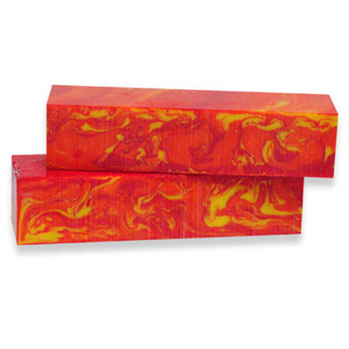 Jantz Inlace Acrylester Handle Scales-Inferno