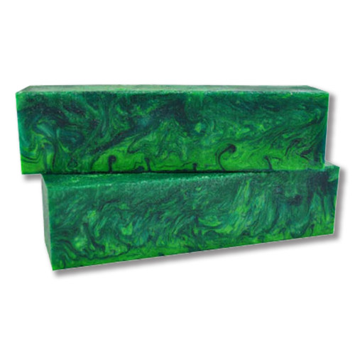 Jantz Inlace Acrylester Handle Scales-Jungle Moss