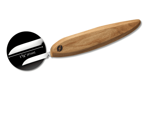 FlexCut Pro Series Carving Knife Wood 1.62" Mirror Polished Sheepsfoot FP02
