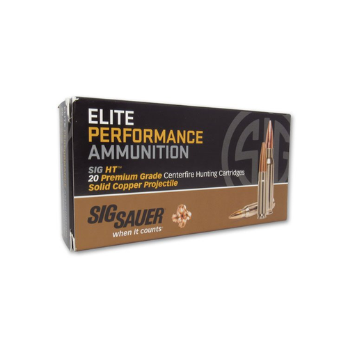 Sig Sauer Elite Hunting HT 6.5 Creedmoor 120gr Lead-Free HP 20 Rounds E65CH1