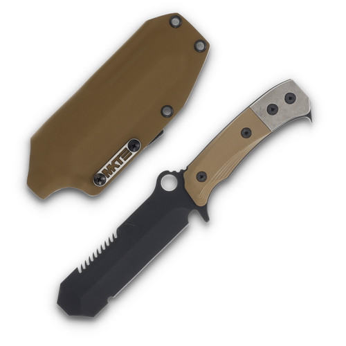 Medford USMC EOD 3V DLC Blade Coyote G10 Handles Kydex Sheath Black HW MK0743PQ-09KC-SPQ3-Q4