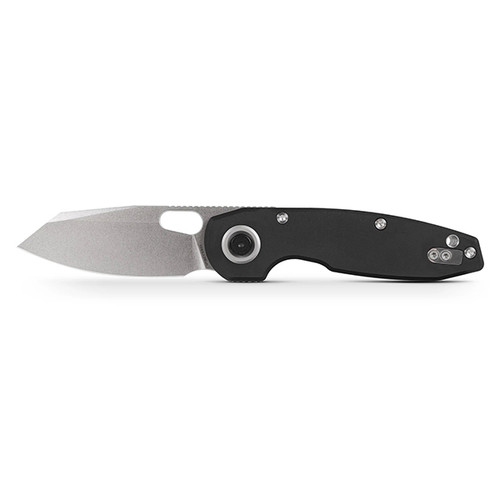 Vosteed Ankylo Folding Knife 3.18in Plain  Aluminum Stonewashed A1908